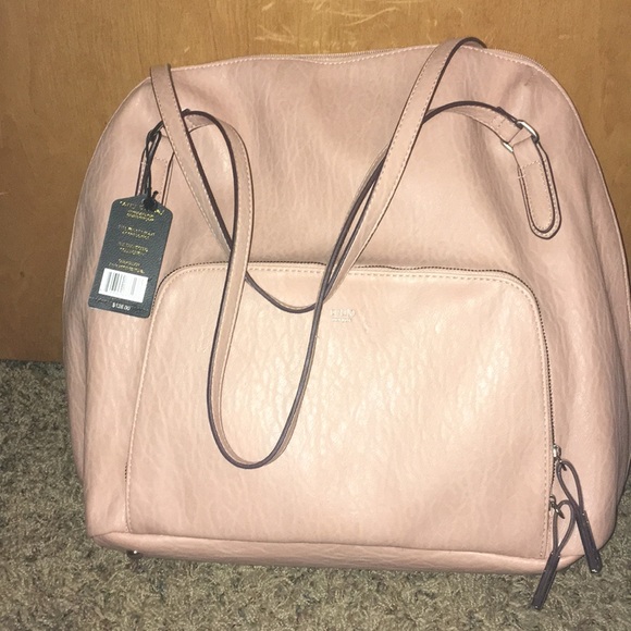 Blush colored tote bag. - Picture 1 of 7